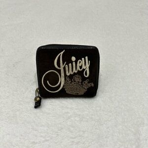 Juicy Couture Velour y2k Zip Wallet